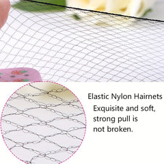 20pcs Invisible Bun Net High Elasticity Hair Nets Mesh Bun Net