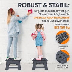 Portable Plastic Folding Stool Chair
