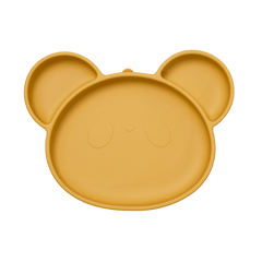 Panda Silicone Children's Feeding Plate with Suction Cup