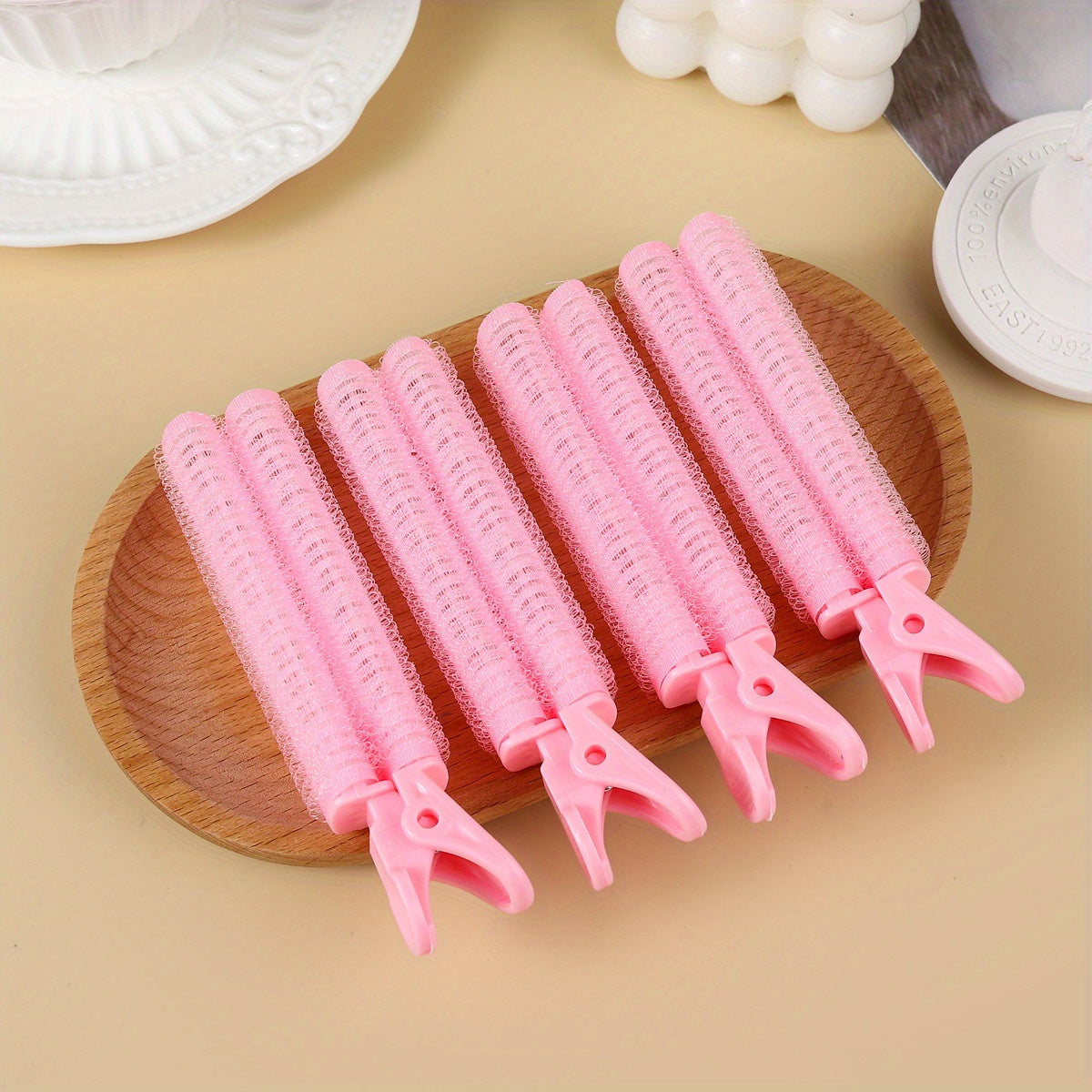 4pcs Fluffy Hair Root Clips No Heat Curls Stylish Hair Accessories