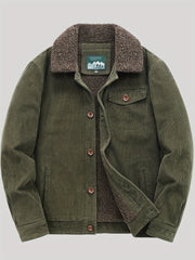 Men's Warm Fleece Full Zip Jacket Lightweight Soft Coat