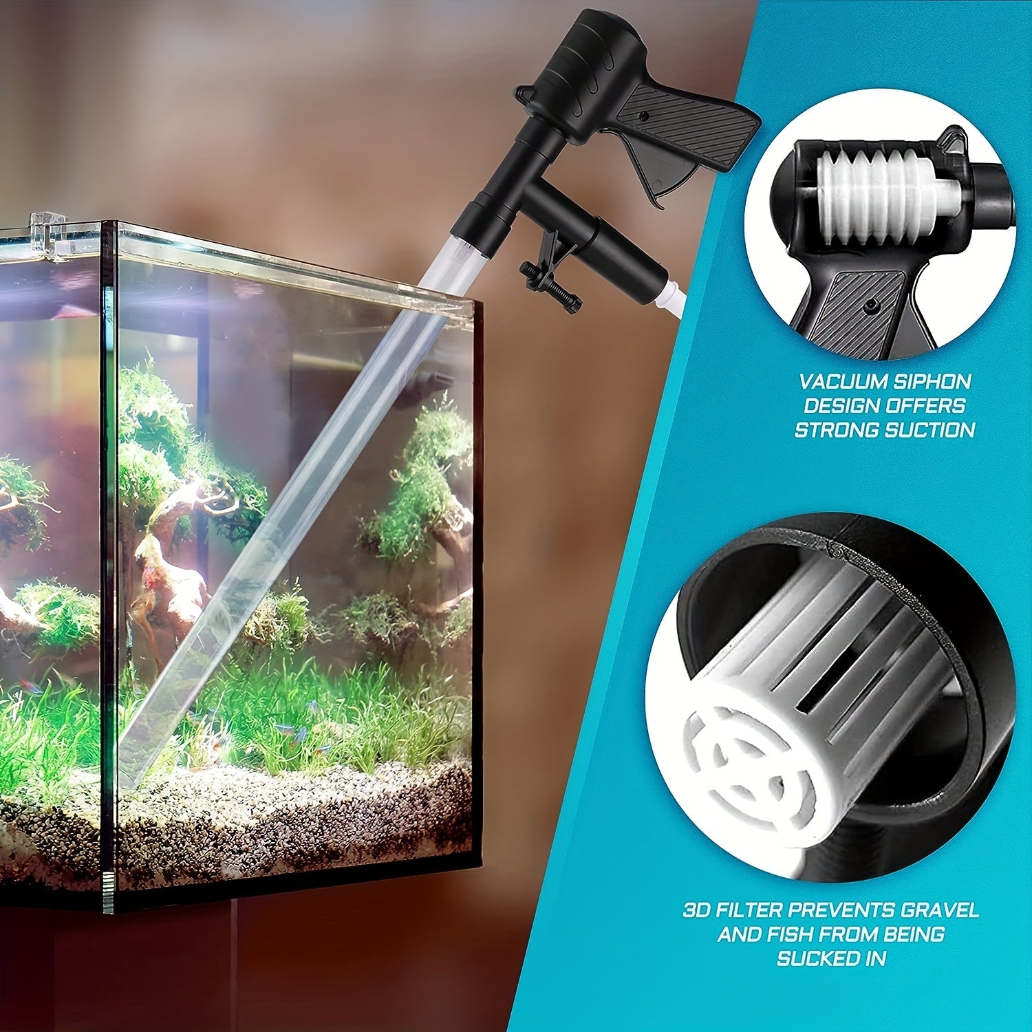 Aquarium Gravel Vacuum Cleaner Aquarium Siphon