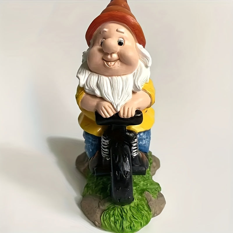 Creative Garden Gnome Statue Resin Gnome Ornament Decoration Home Decor