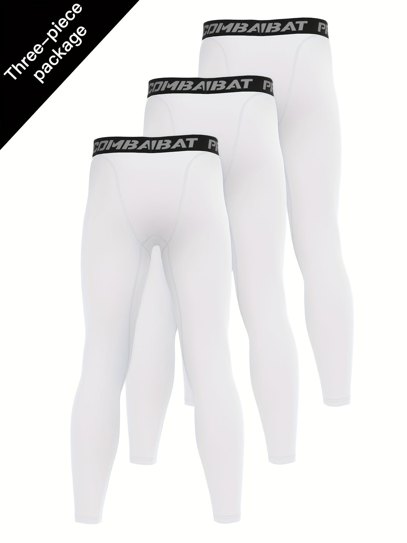 Men's Sports Compression Leggings 3pcs Set