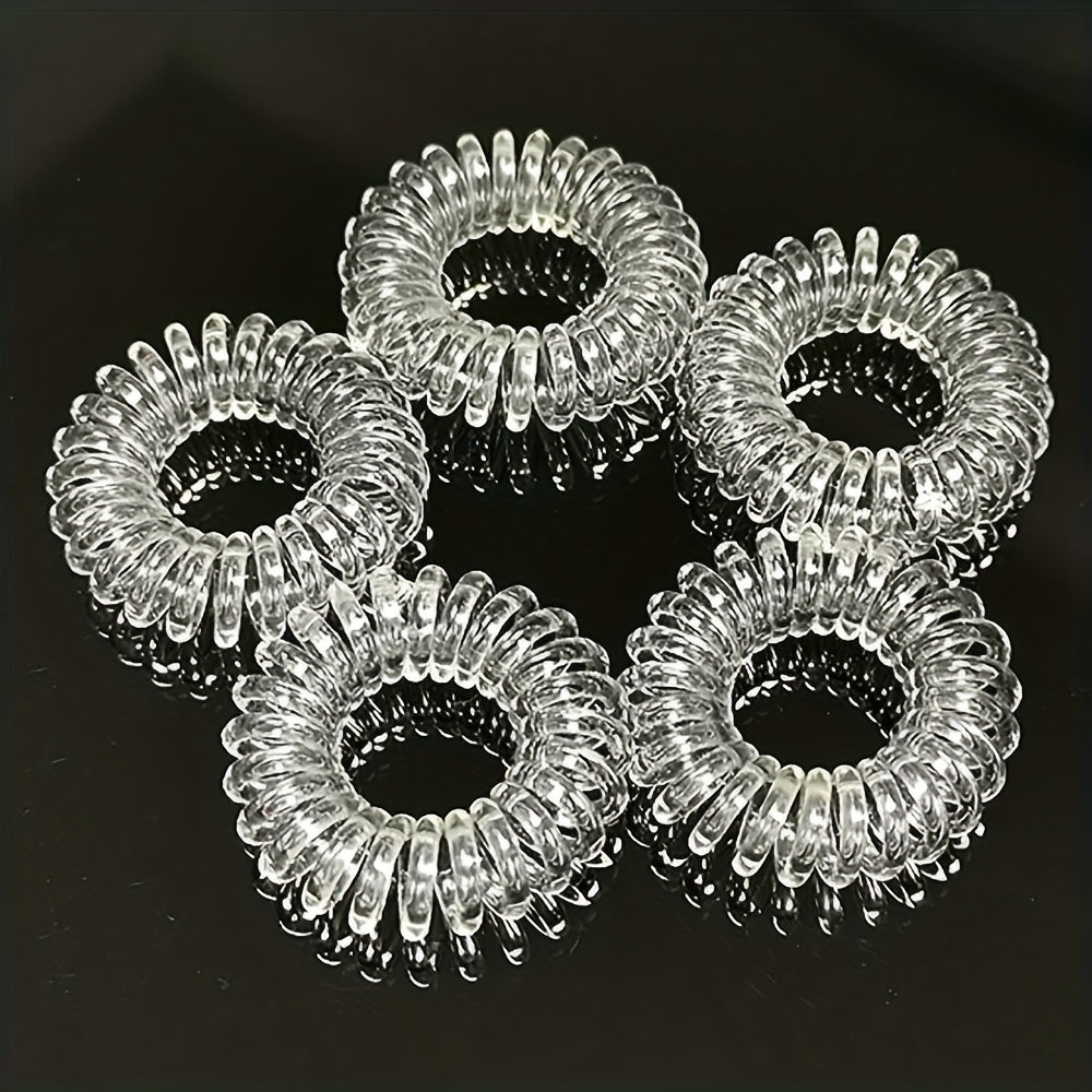 20pcs Spiral Hair Tie Elastic Hair Ring Hair Accessories