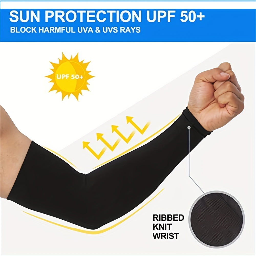 UV Protection Arm Sleeves - Moisture Wicking & Breathable