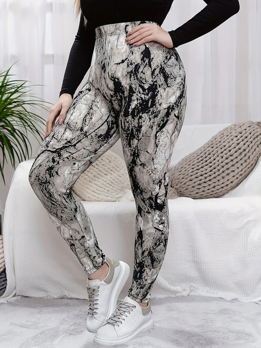  Tie Dye High Rise Stretch Leggings