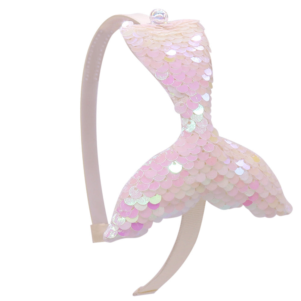 Sequin Fishtail Headband for Girls