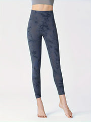 High Waisted Tie Dye Yoga Pants Peach Butt Fitness Pants