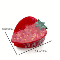 Creative Strawberry Hair Claw Nonslip Ponytail Holder Hair Clip