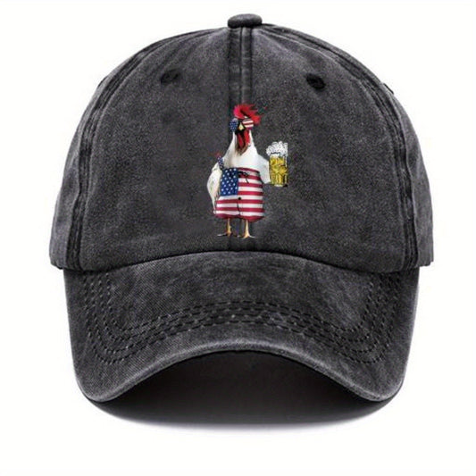 Independence Baseball Hat Sun Protection Hat Unisex Adjustable Size