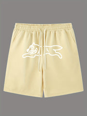 LOS ANGELES Print Men's Street Style Shorts