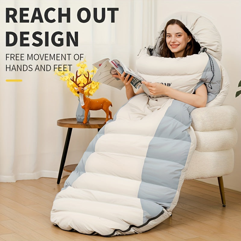 Winter Egg Shaped Sleeping Bag for Outdoor Camping