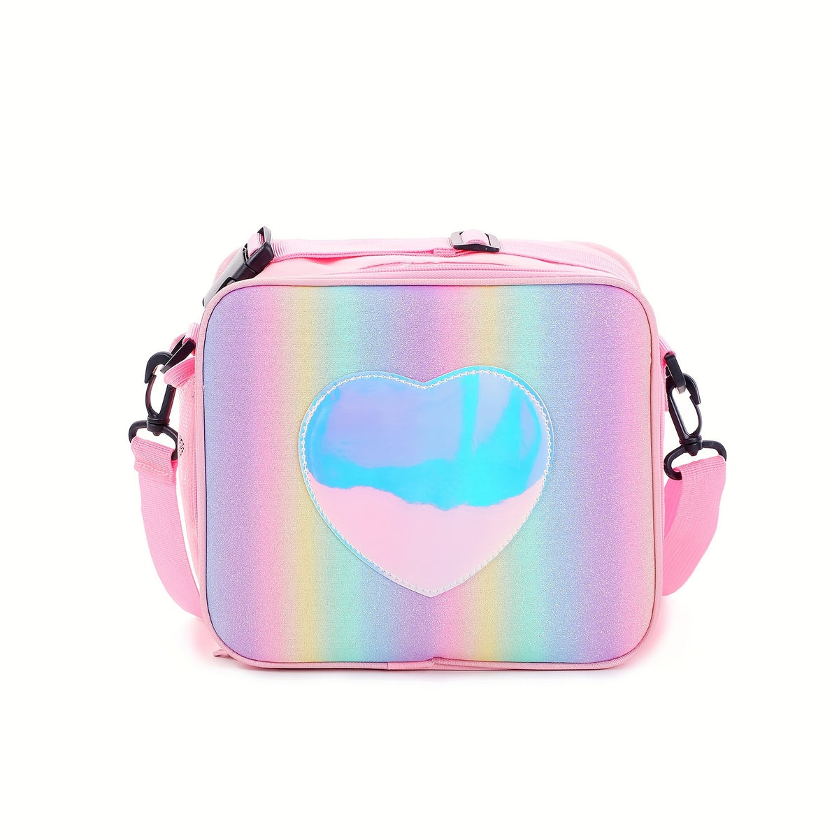 Glitter Rainbow Insulation Bag for Girls