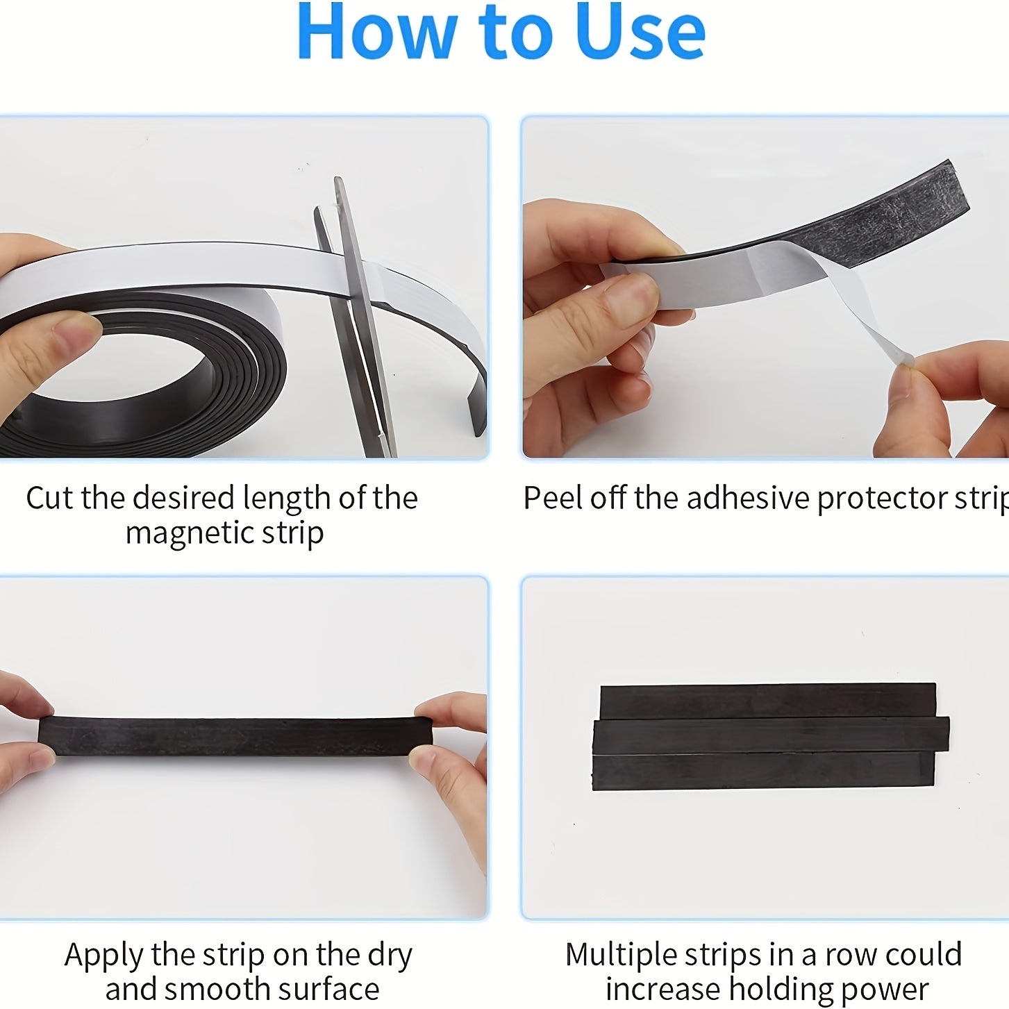 Self-Adhesive Magnetic Strip Tape Roll - Craft & DIY Projects