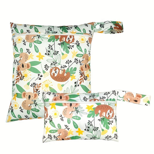 2pcs Hanging Diaper & Napkin Storage Bags - Organize & Clean Home