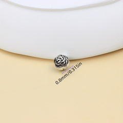 European Silver Plated Safety Bead Clip Stopper Charm Bracelet DIY Jewelry