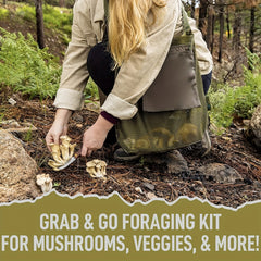 Portable Mushroom Foraging Bag Outdoor Camping Storage