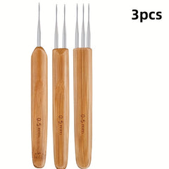 Dreadlock Hook Tool Set 0.5mm 0.75mm 1 Hook 2 Hooks 3 Hooks