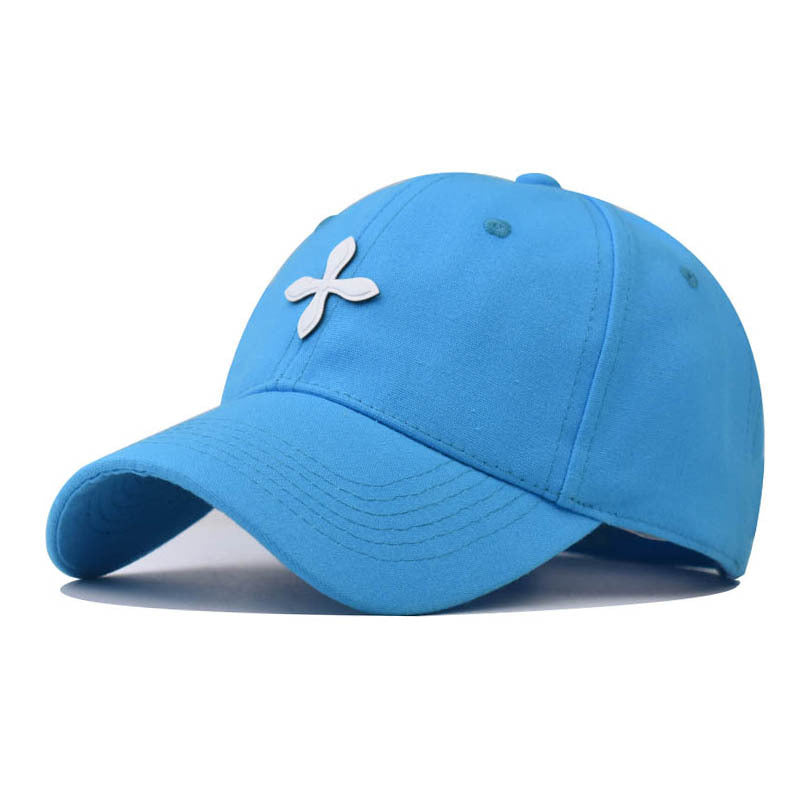 Cross Patch Baseball Cap Candy Casual Sun Hat Unisex Adjustable Sports Dad Hats