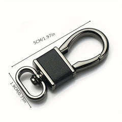 4 Packs Metal Carabiner Keychain Key Clip Hook 4 Key Rings