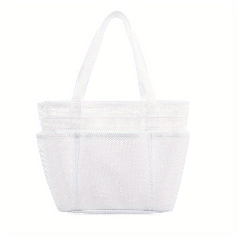 Mesh Shower Caddy Portable Shower Basket Quick Dry Hanging Shower Bag