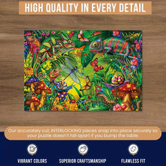 Chameleon Wooden Jigsaw Puzzle for Adults