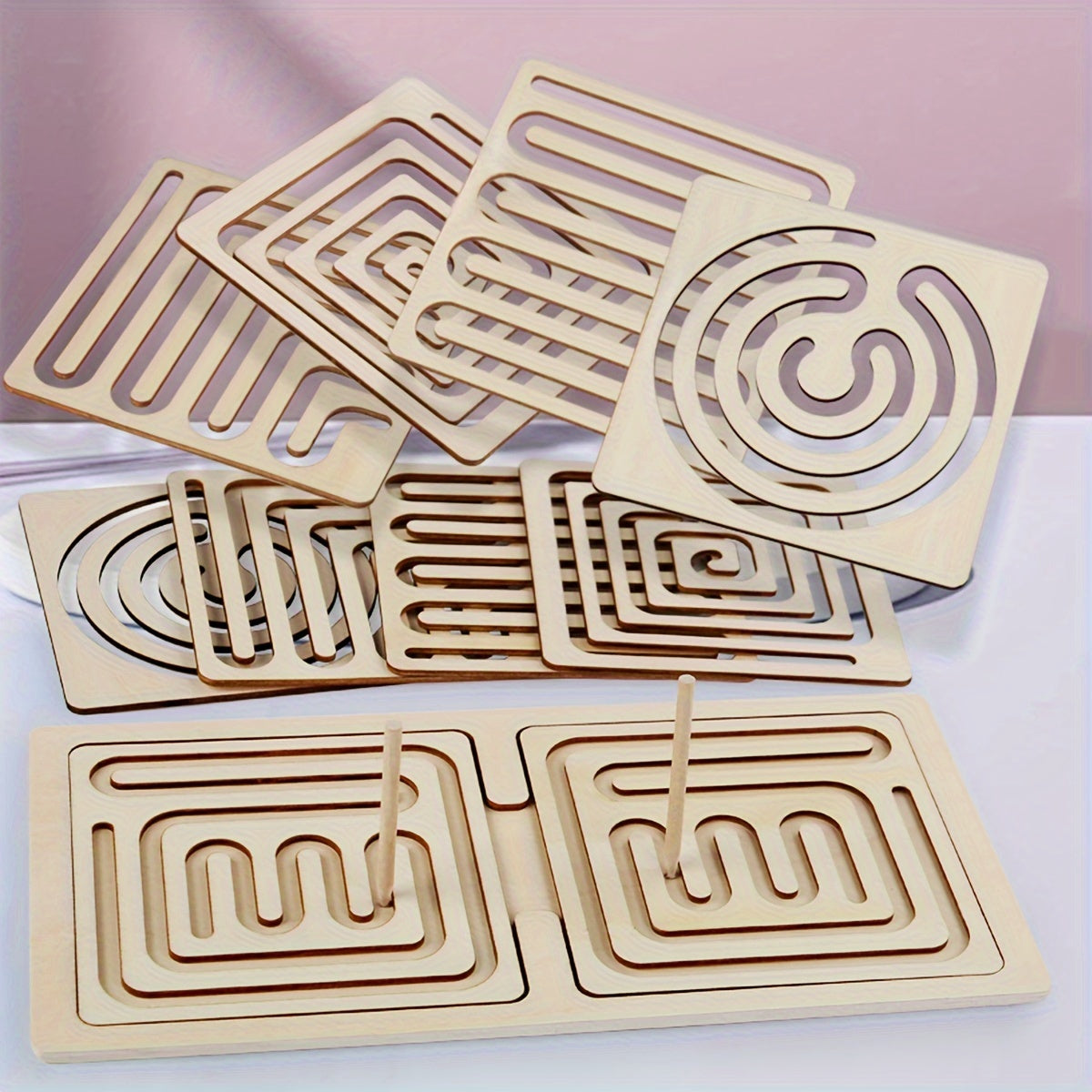 Wooden Puzzle Toys Set for Children