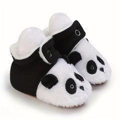 Cartoon Soft Warm Plus Fleece Boots for Baby Boys