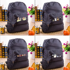 Foldable Backpack 3D Printed Ultralight Outdoor Pack Grey Travel Hiking