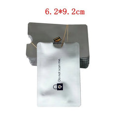 10PCS RFID Blocking Credit Card Protector Sleeve Secure ID Holder Foil Shield