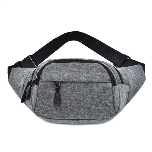 Waterproof Oxford Waist Pack Male Travel Running Belt Waist Bag