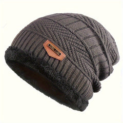 Winter Knitted Hat with Ear Protection for Outdoor Activities