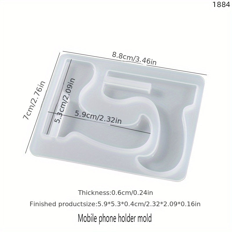 Resin Phone Stand Silicone Casting Molds for Photo Display