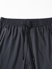Men's Drawstring Long Pants Active Wear Thin Quick-drying Pants