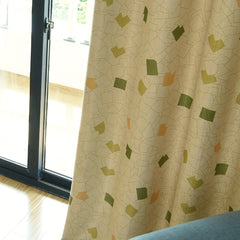 Geometric Block Printed Curtains for Stylish Home Decor