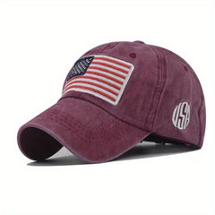 American Flag Baseball Cap One Size