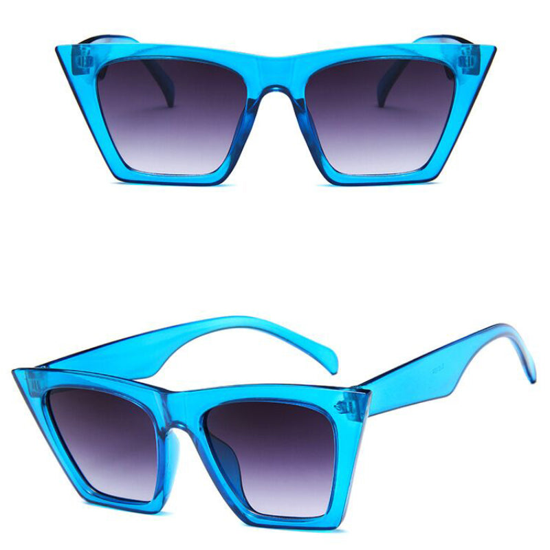 Square Sunglasses Women Unisex Cat Eye Sun Glasses Classic Vintage UV400