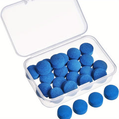 Billiard Pool Cue Tips Replacement Kit with Storage Box