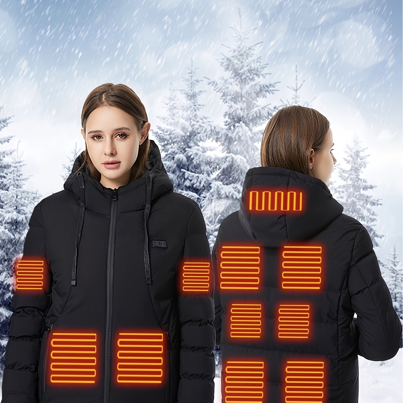 Women's Heated Jacket for Outdoor Activities