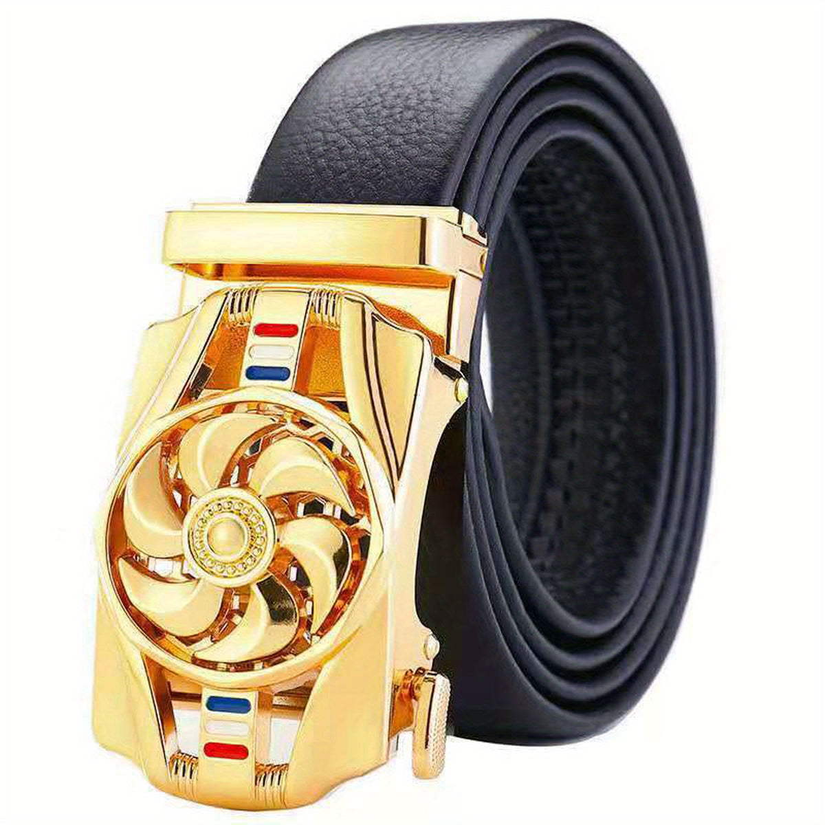 High Men's Business Belt w/ Automatic Buckle