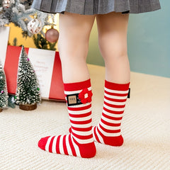 3 Pairs Kids Cartoon Christmas Socks Lucky Warm Cozy Winter Children s Socks