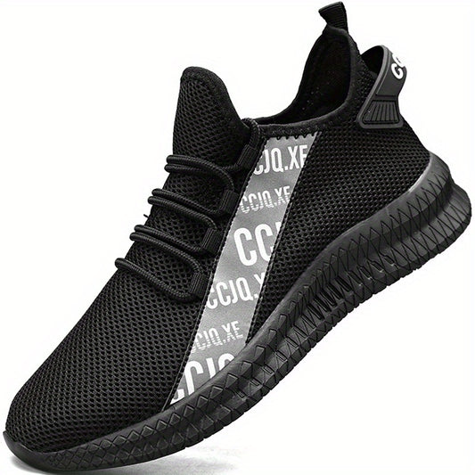Men's Casual Mesh Lace-up Sneakers Anti-skid Shoes