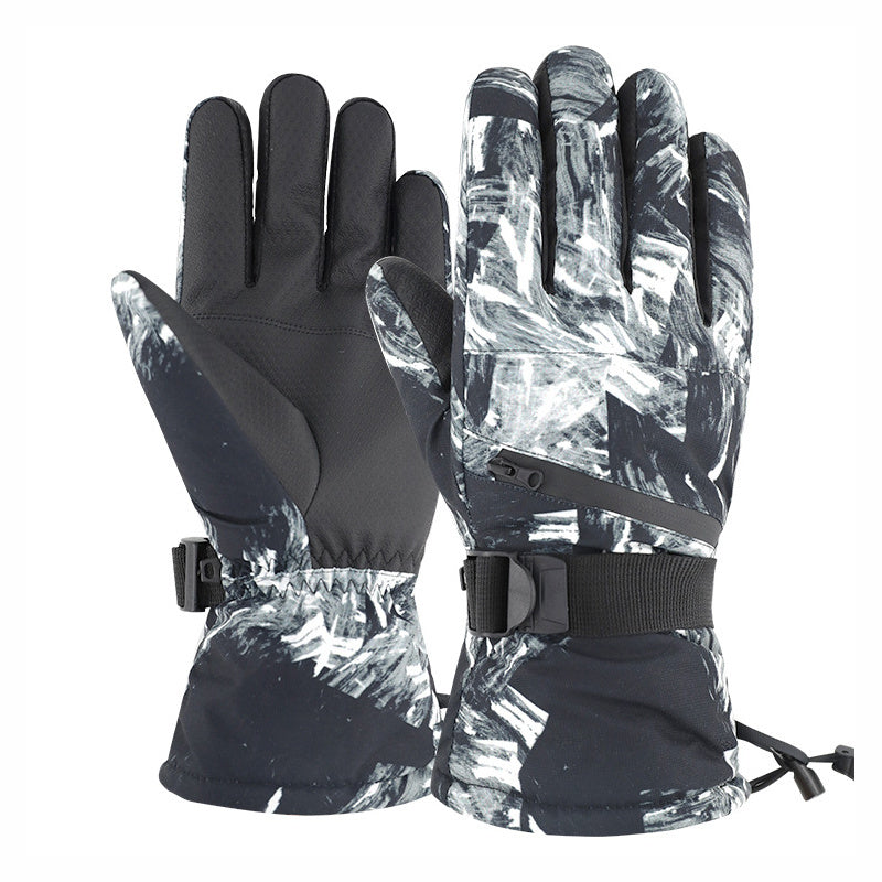 NEWTAG Thermal Gloves Waterproof Fleece Touch Screen Motorcycle Gloves