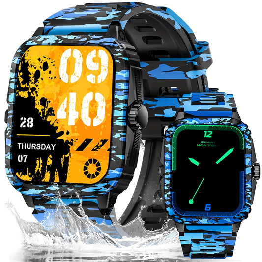 Classic Smart Watch 1.96' Display Calls Sports Modes Weather Tracking