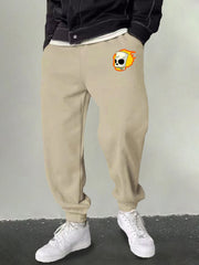 Men's Cartoon Graphic Sweatpants Casual Loose Joggers