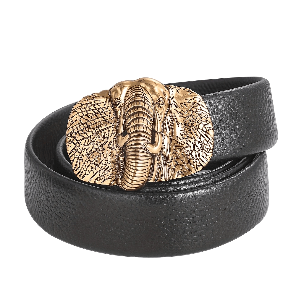 African Elephant Belt Buckle Western Cowboy Punk Hip Hop Belt Buckle