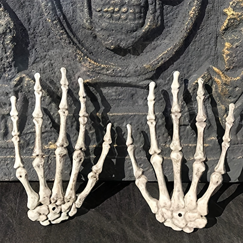 2pcs Halloween Skull Hand Claw Ornament