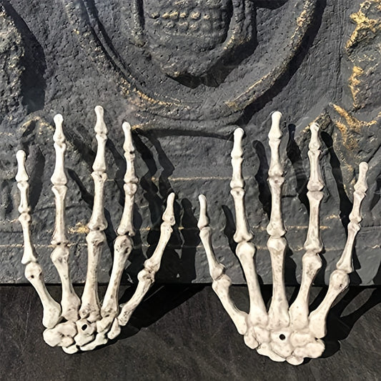 2pcs Halloween Skull Hand Claw Ornament
