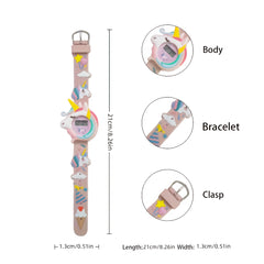 Unicorn Ice Cream Pattern Smartwatch for Parties and Birthday